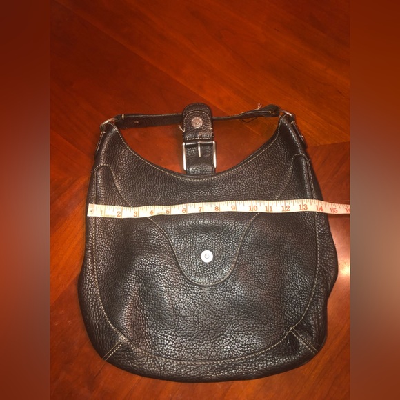 Vintage Michael Kors Bags | Michael Kors Black Leather Hobo preloved - Picture 6 of 15